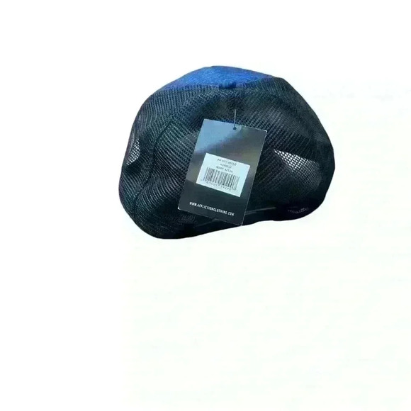 Affliction Trucker Hat Snapback Cap Blue Black NWT with logo - Picture 5 of 6